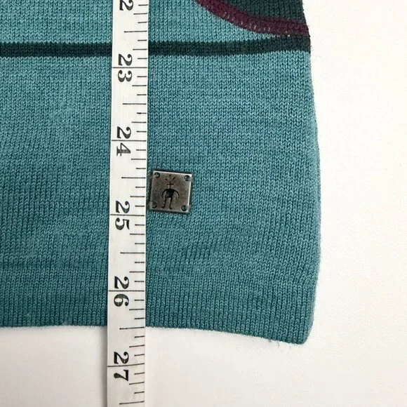 Smartwool Optic Frills Double Knit Pullover Sweater Women's Medium Merino Wool - Picture 12 of 16